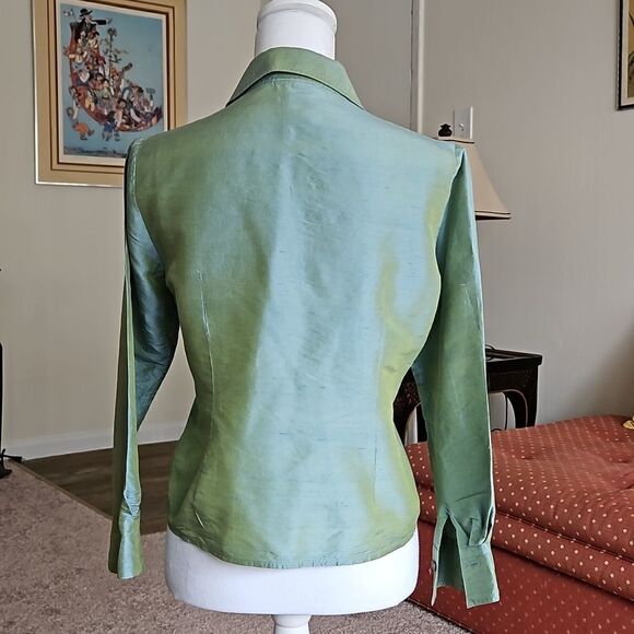 Vintage Worthington 100% silk blouse - Picture 4 of 10